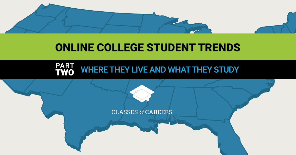 Online College Student Trends Where They Live and What They Study