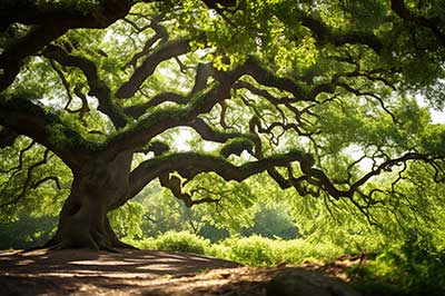 Louisiana oak tree